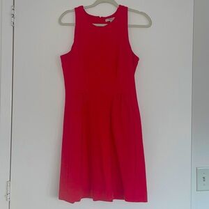 Madewell coral dress with pockets